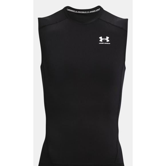 Under Armour Other - NWT Under Armour Mens M HeatGear Sleeveless Compression Shirt Black Tank Top